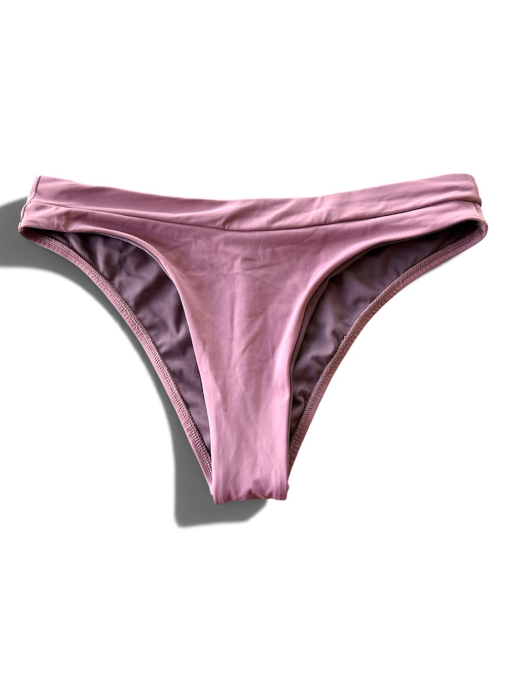 Jolyn Clothing Alanna Bikini Bottom in Dusty Mauve Size Medium